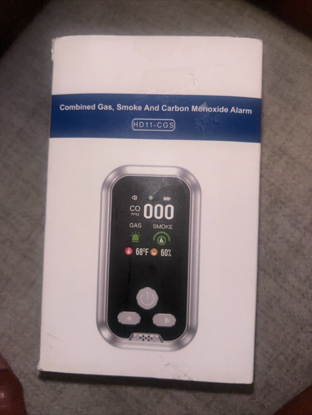 Combined Gas, Smoke & Carbon Monoxide Alarm - Portable